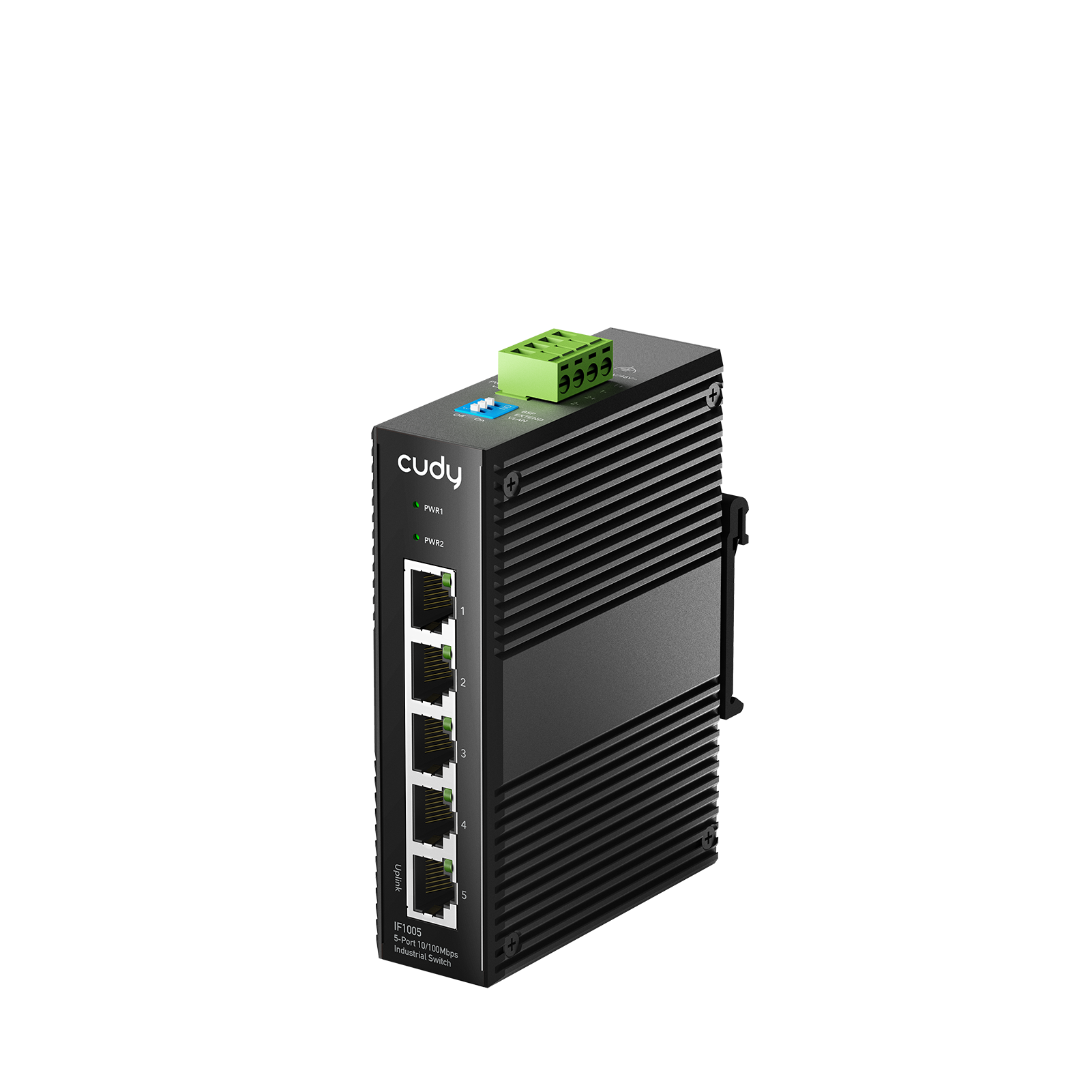 cudy-if1005-5-port-industrial-switch-10-100-mbps image 1
