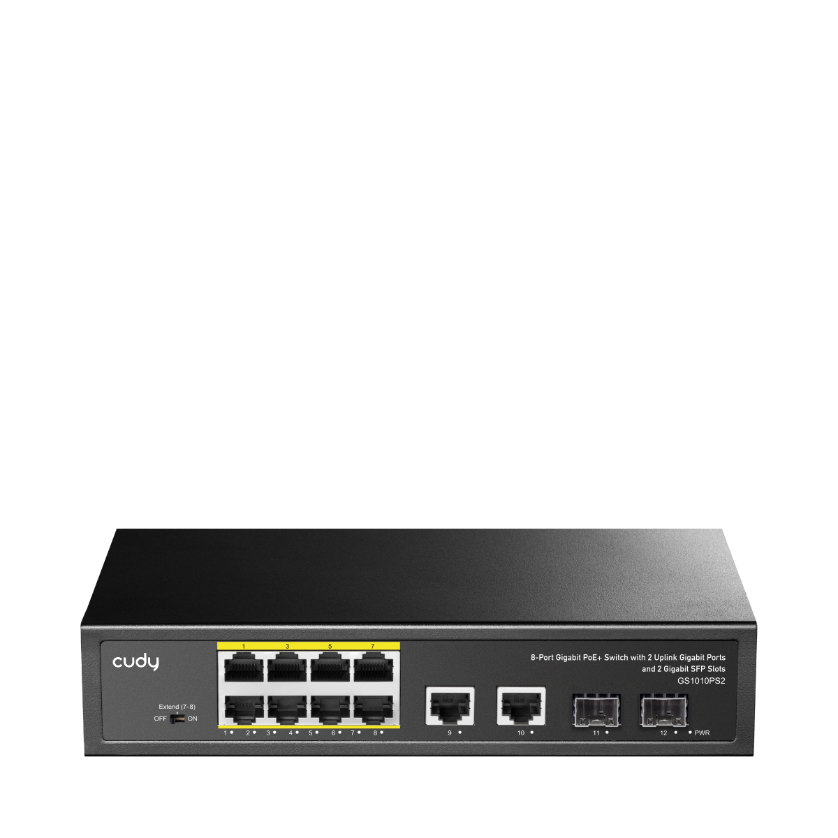 cudy-gs1010ps2-8-port-gigabit-poe-switch-120w-sfp-leise image 1