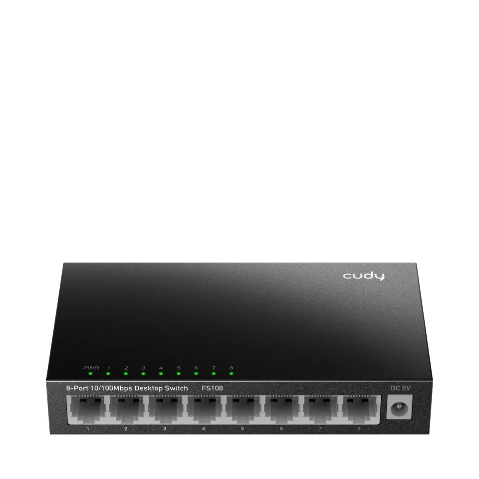 cudy-fs108-switch-8-port-10-100-desktop-metall image 1