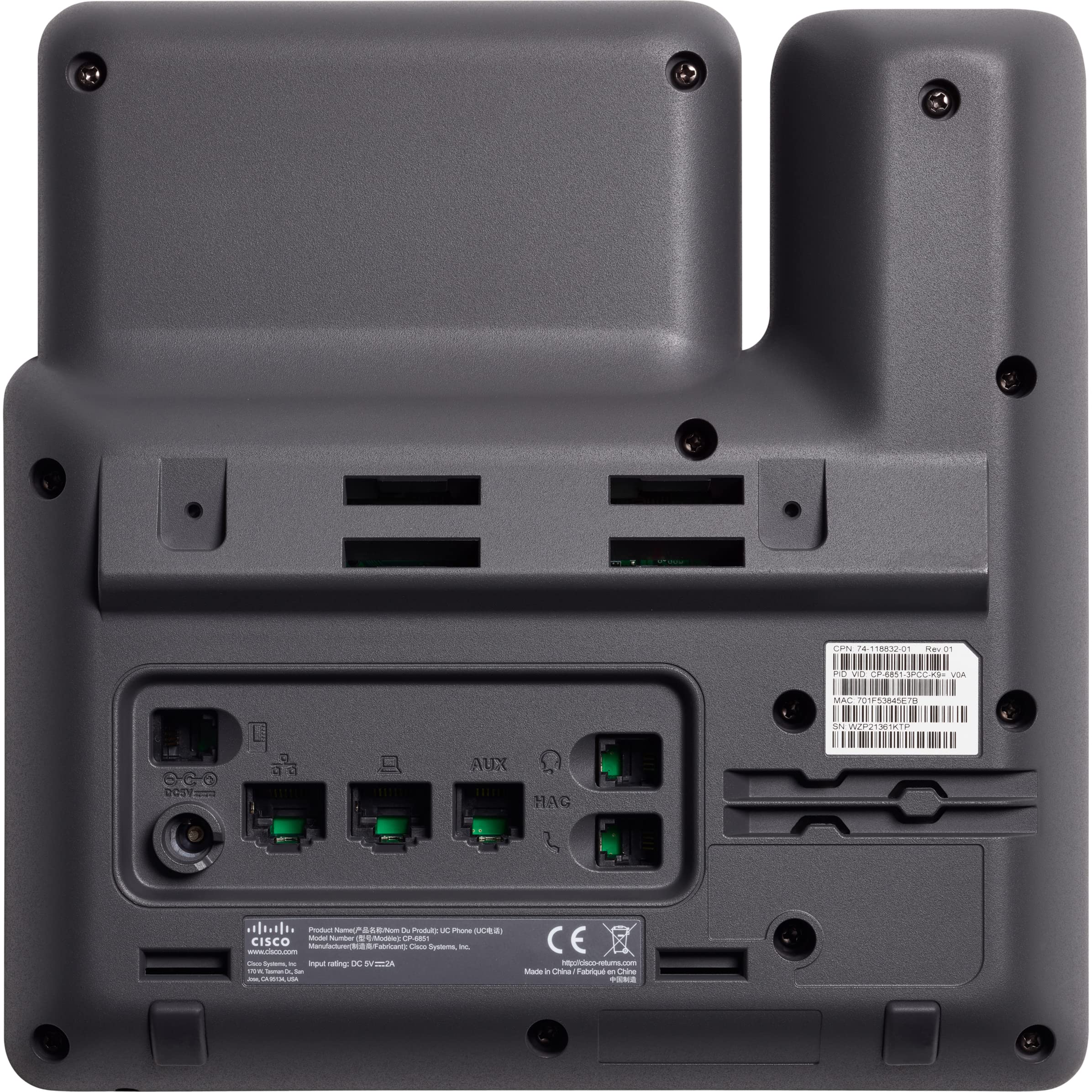cisco-ip-phones-6851-cp-6851-3pcc-k9-ip-telefon-mpp-sip image 3
