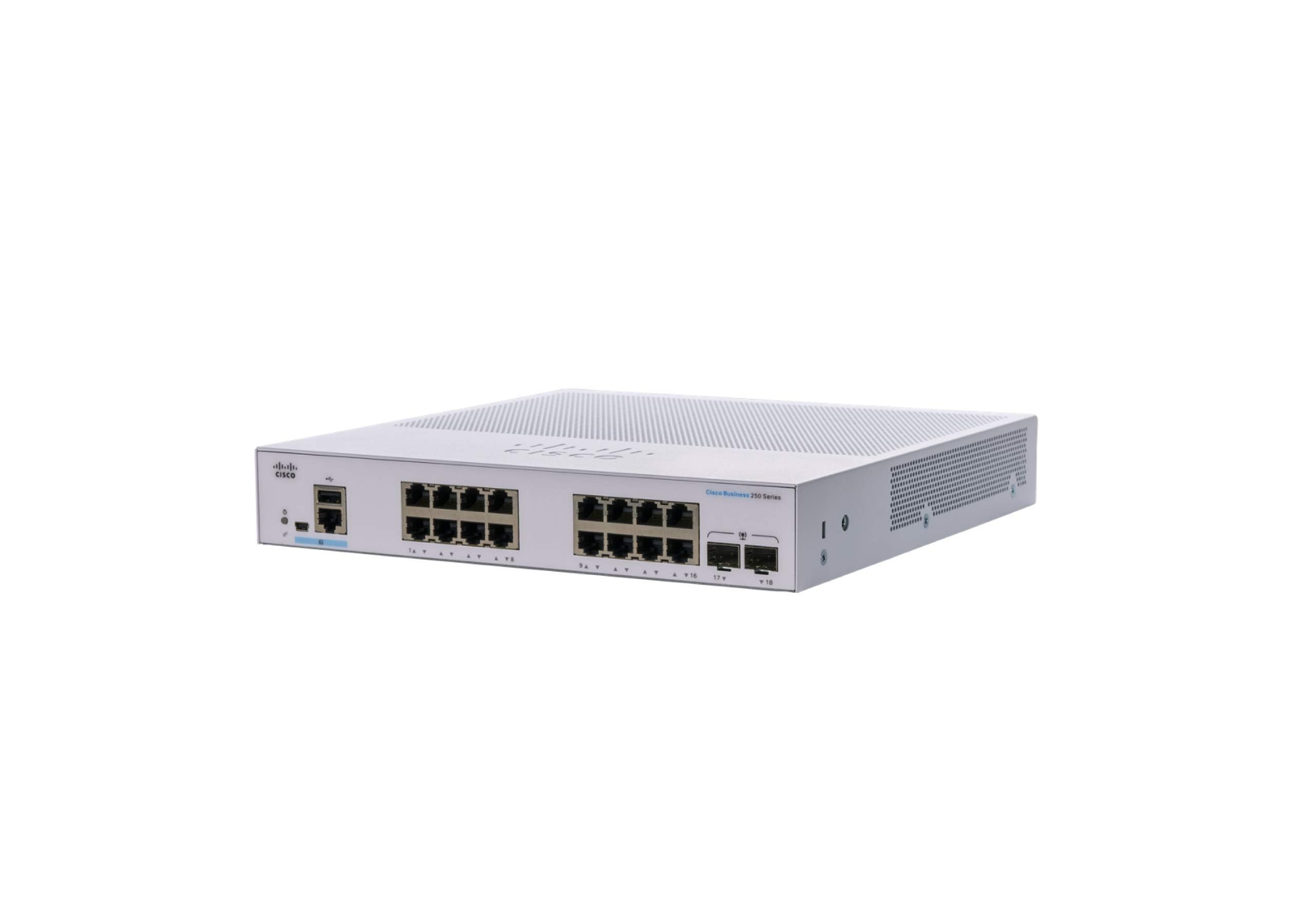 cisco-cbs250-16t-2g-smart-switch-16-port-gigabit image 1