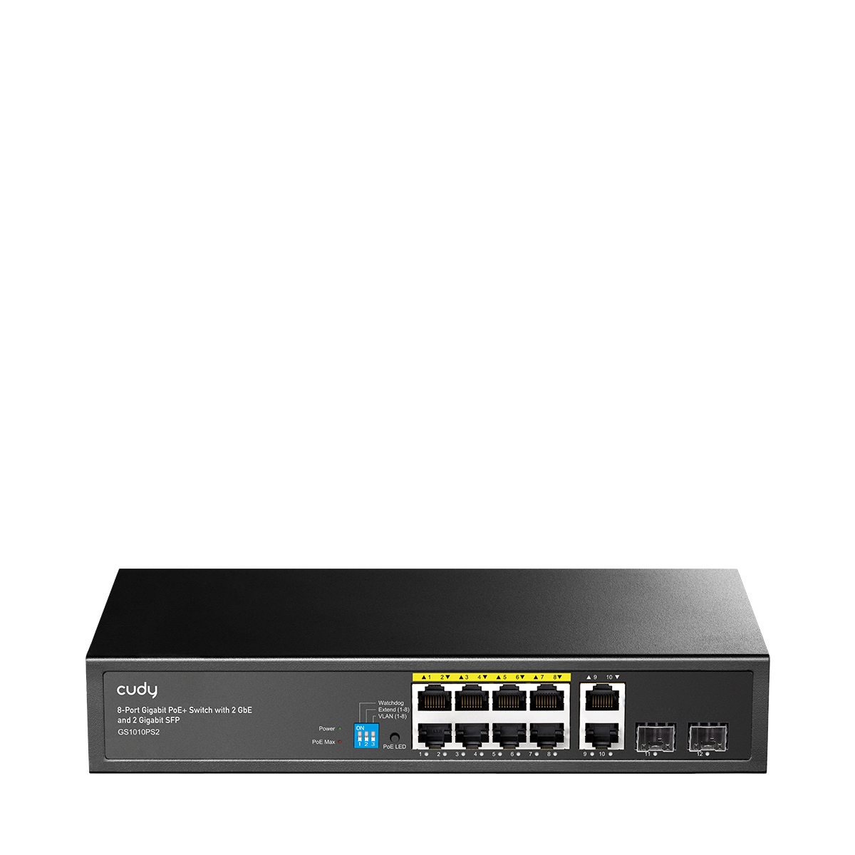 cudy-gs1010ps2-switch-8-port-gigabit-poe-sfp image 1