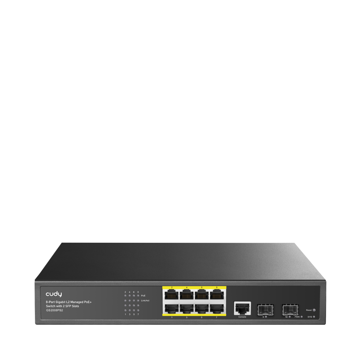 cudy-gs2008ps2-1-0-8-port-poe-switch-2-sfp image 1