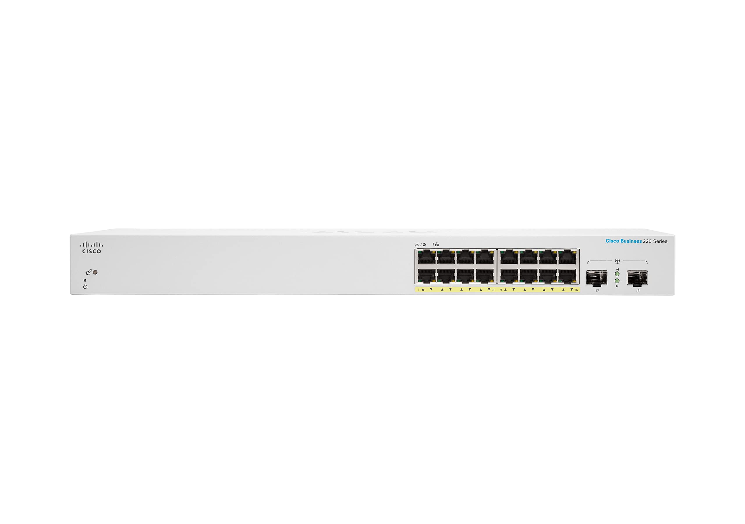 cisco-business-cbs220-16p-2g-switch-16-port-poe-130w image 2