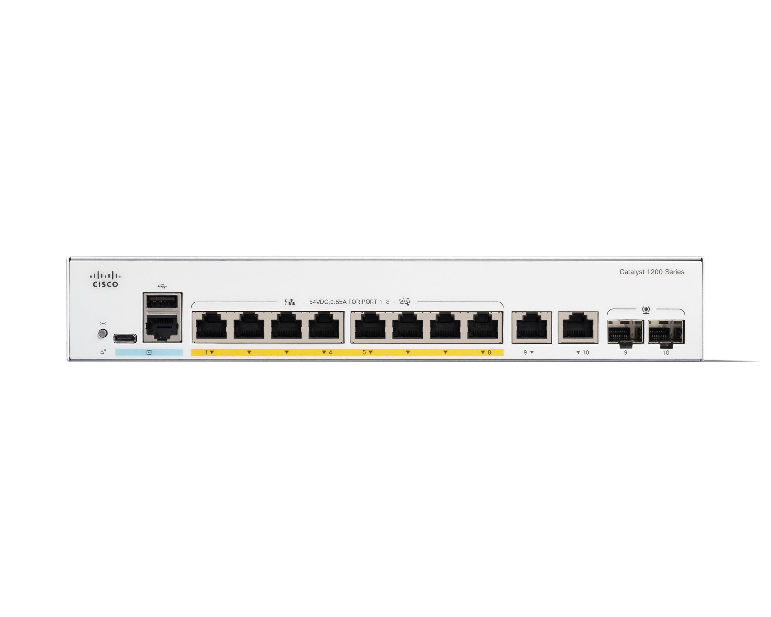 cisco-catalyst-1200-c1200-8p-e-2g-switch-8-port-poe-67w image 2