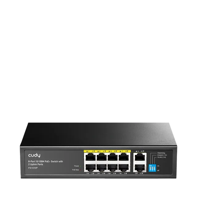 cudy-fs1010p-8-port-fast-poe-switch-120w-uplink image 1