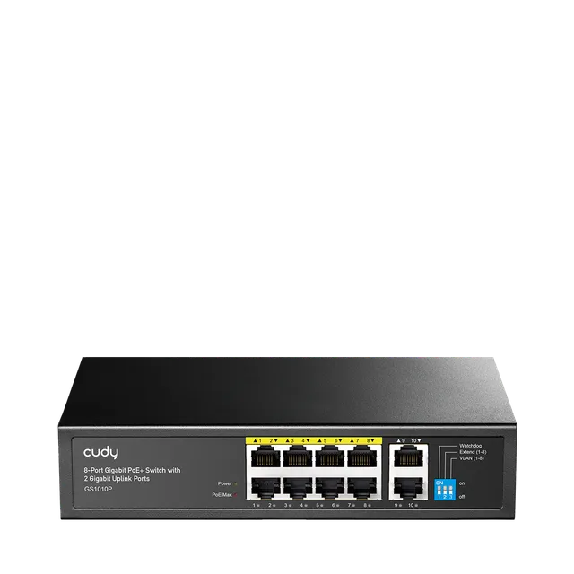 cudy-gs1010p-3-0-8-port-gigabit-poe-switch-120w image 1