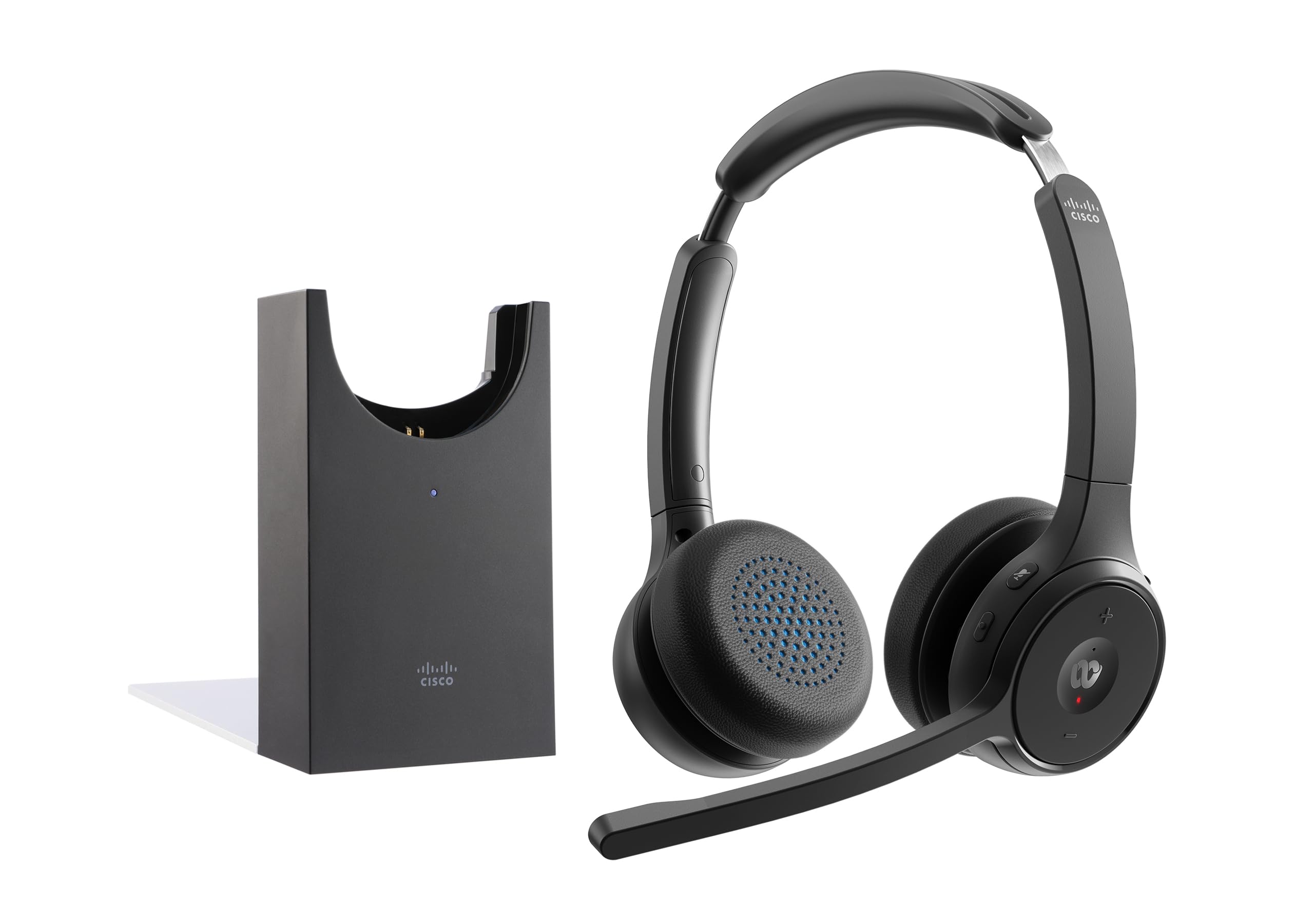 cisco-headset-722-bluetooth-kopfh-rer-dual-on-ear-ladestation image 1