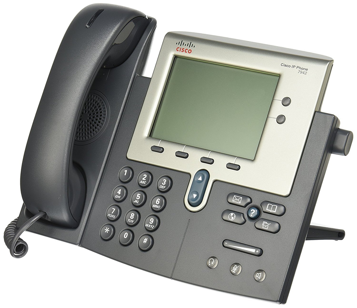 cisco-ip-phones-7942g-ip-telefon-silber-dunkelgrau image 1