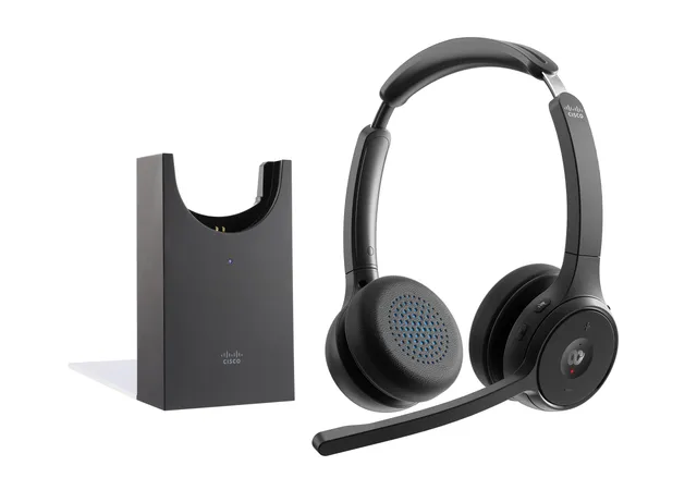 cisco-headset-722-bluetooth-kopfh-rer-dual-on-ear-ladestation image 1