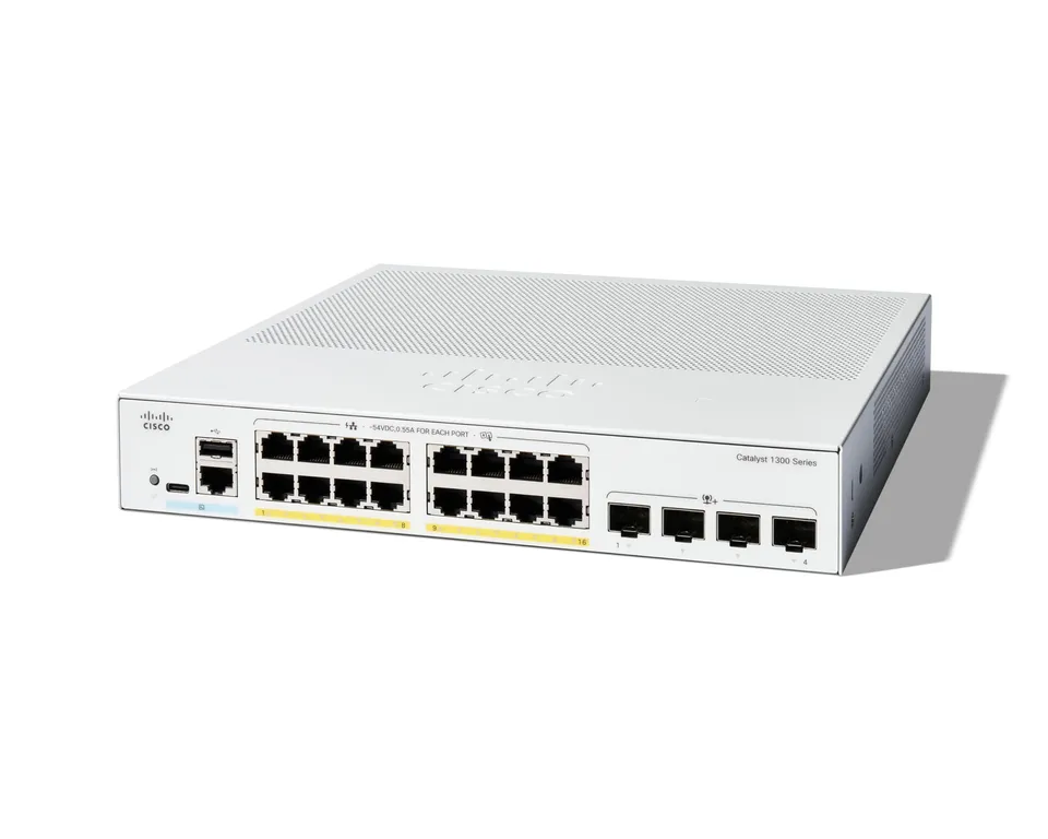 cisco-switches-catalyst-1300-16p-4x-switch-16-port-poe image 1