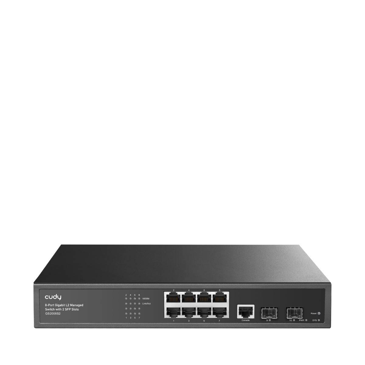 cudy-gs2008s2-managed-switch-8-port-gigabit-2-sfp image 1