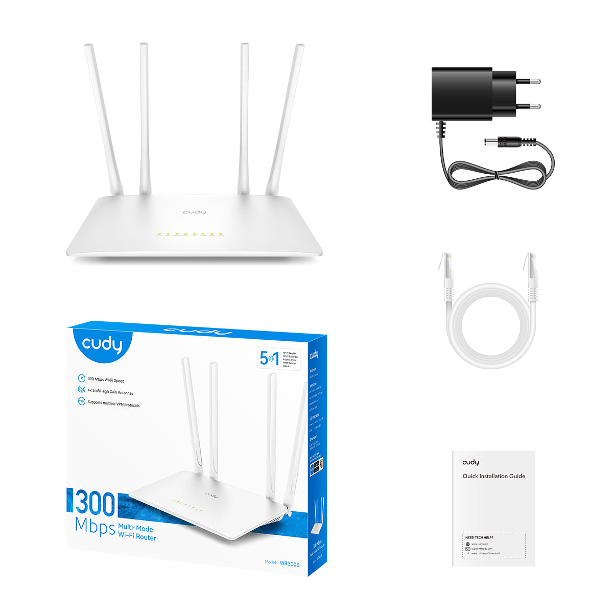 cudy-wr300s-300-mbit-wlan-router-multi-mode-4-antennen image 5