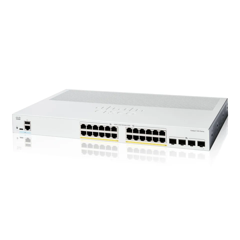 cisco-catalyst-1200-24p-4x-24-port-ge-poe-switch-10g-sfp image 1