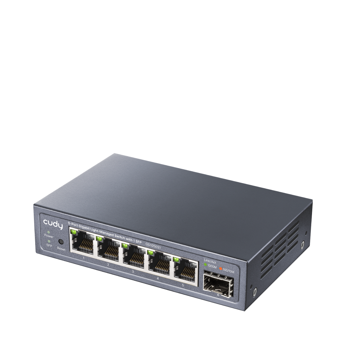 cudy-gs105es1-switch-5-port-gigabit-managed-1x-sfp image 2
