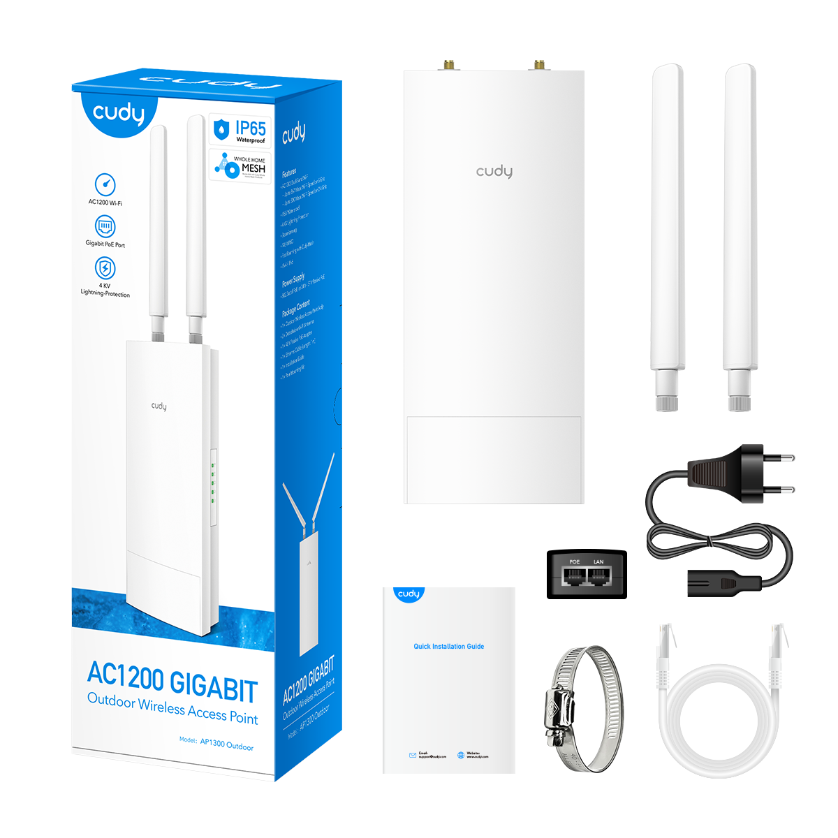 cudy-ap1300-outdoor-access-point-ac1200-ip65-poe image 5