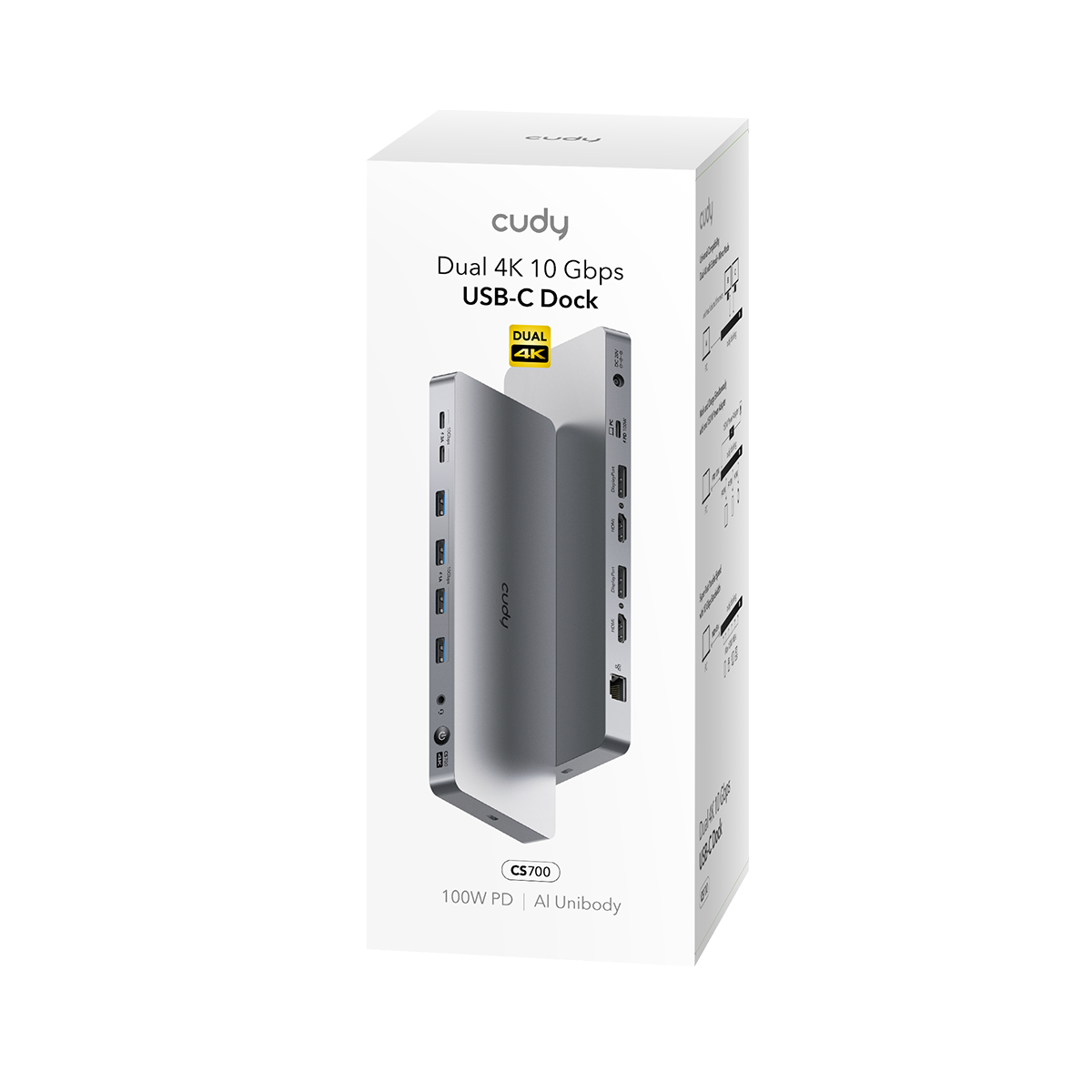 cudy-cs700-dual-4k-usb-c-dock-10-gbps-mit-150w image 6