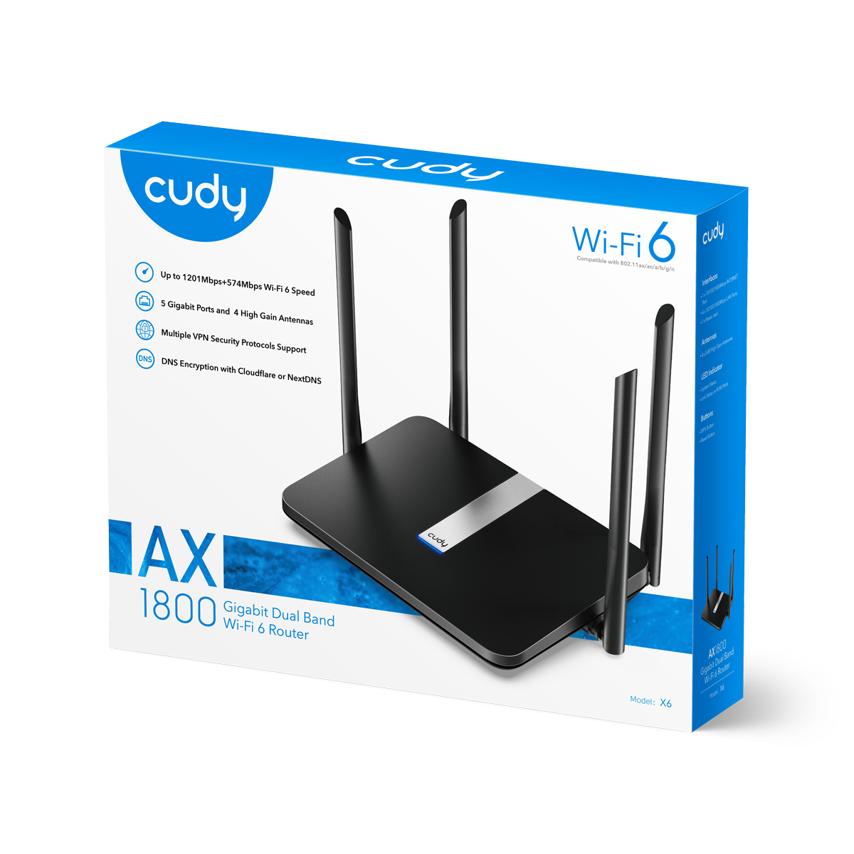 cudy-x6-ax1800-gigabit-mesh-wi-fi-6-router image 5