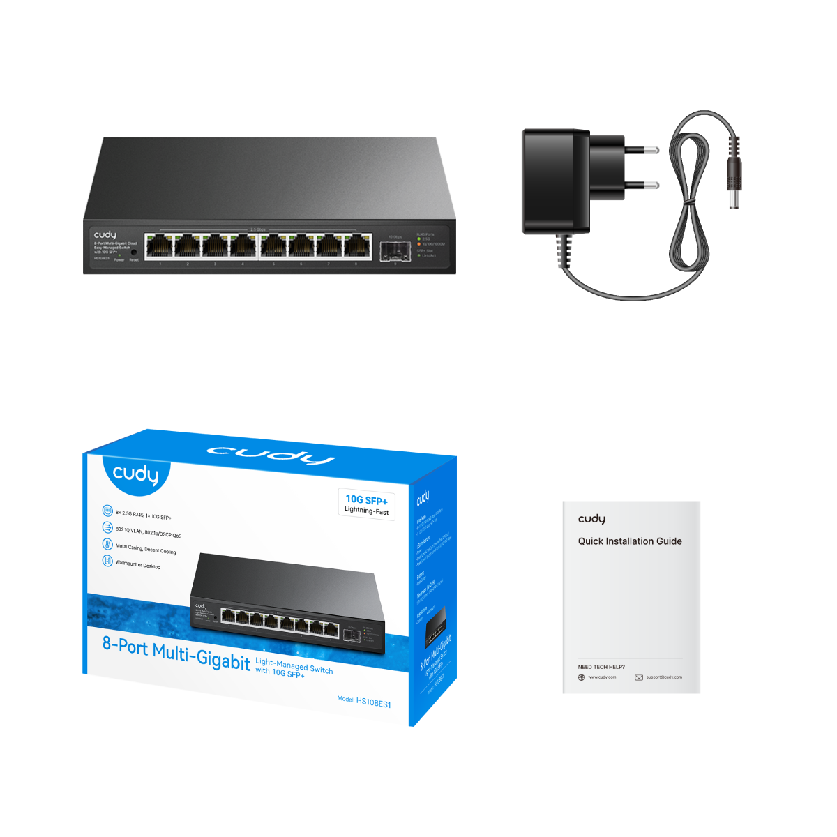 cudy-hs108es1-1-0-8-port-multi-gigabit-switch-mit-10g-sfp image 2
