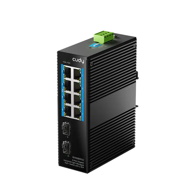 cudy-ig1008eps2-8-port-gigabit-poe-industrial-switch-2xsfp image 1